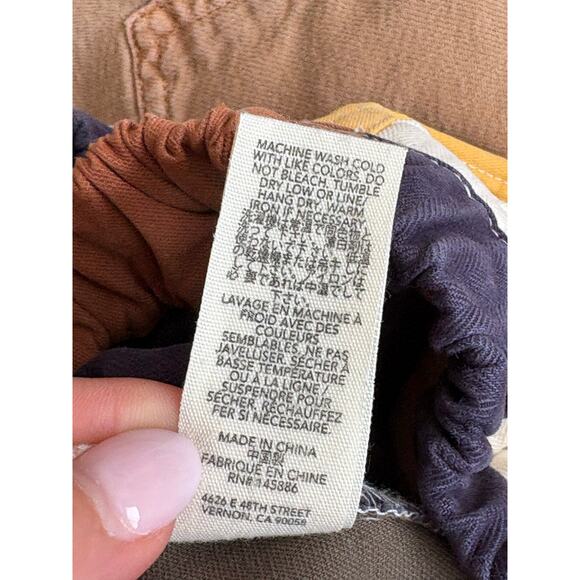 The Great. Bonfire Patchwork Shorts Sz. 2 / Medium - Picture 10 of 12